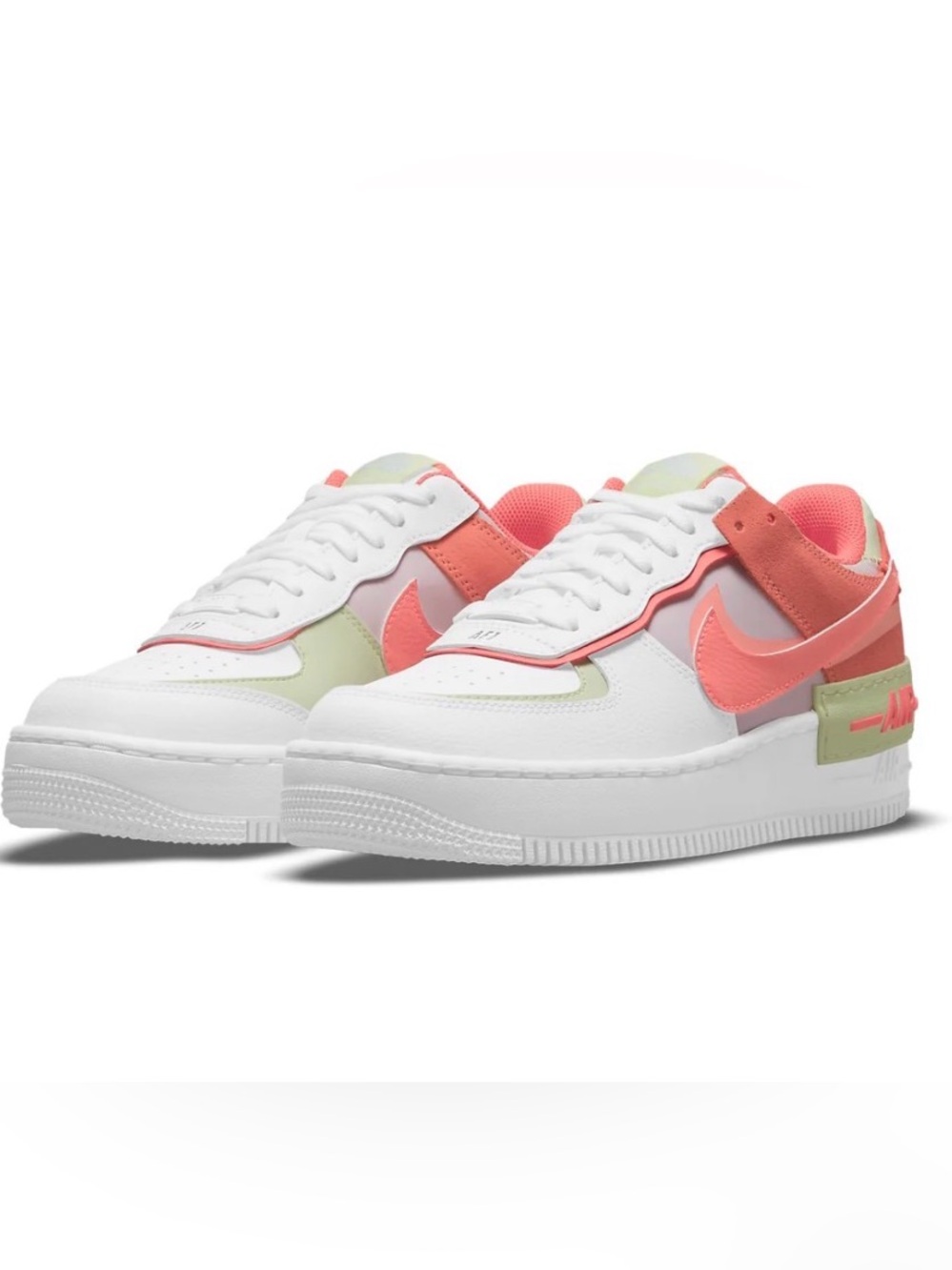 NIKE Women’s  Air Force 1 Shadow ‘White Magic Ember’